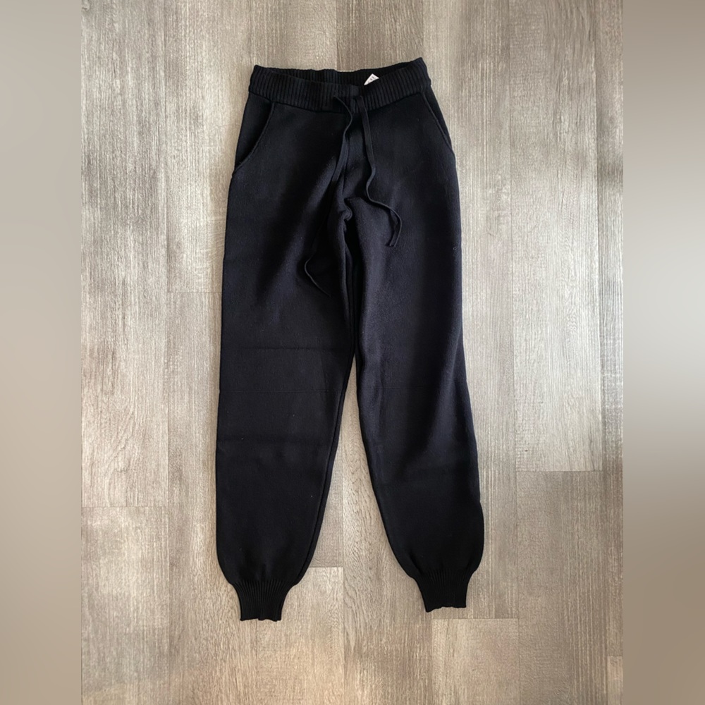 Zara Knit Joggers (Black)